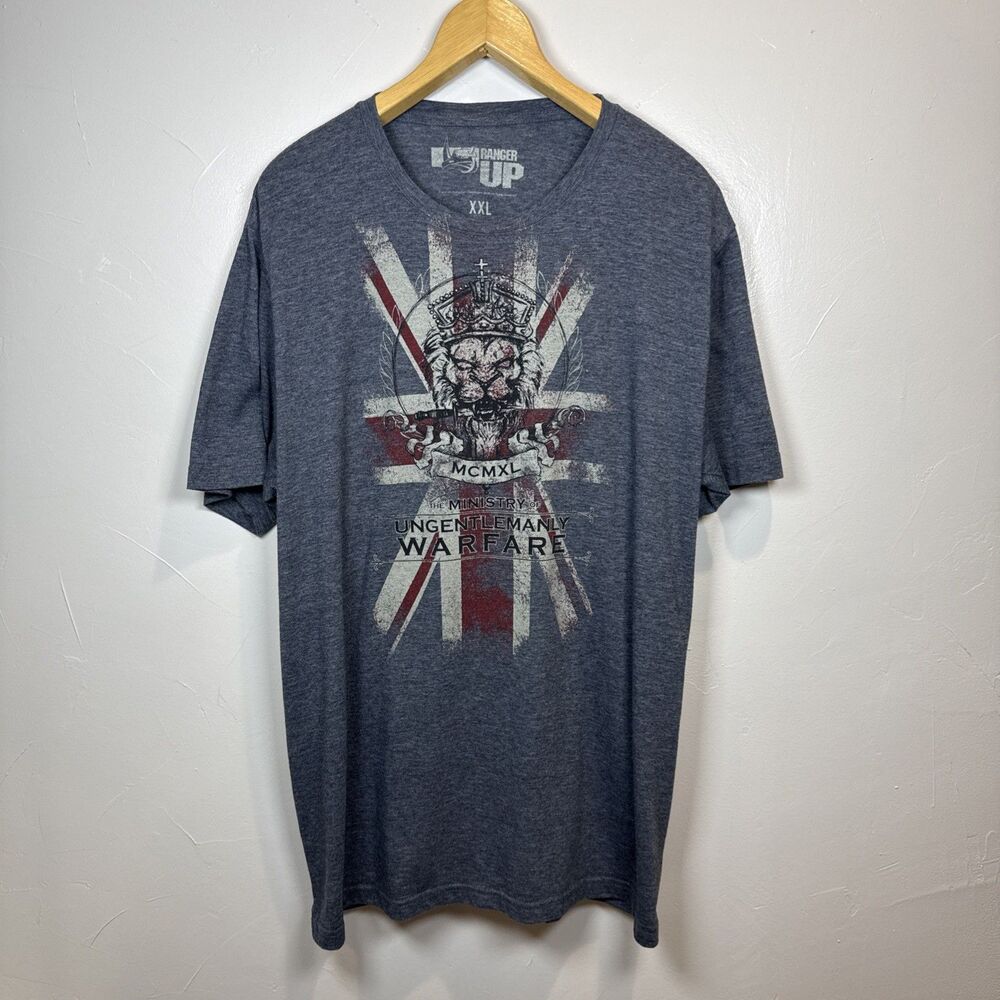 Ranger Up Ministry of Ungentlemanly Warfare TShirt Size XXL Short Sleeve Lion